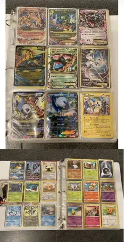 Around 450 Pokemon Cards In Binder, Almost All Mint Condition. - Image 1