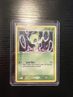 Celebi 29 Swirl Black Star Promo Holo Pokemon Card - Image 1