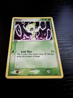 Celebi 29 Swirl Black Star Promo Holo Pokemon Card - Image 3