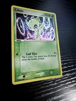 Celebi 29 Swirl Black Star Promo Holo Pokemon Card - Image 4