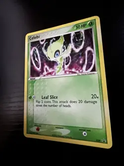 Celebi 29 Swirl Black Star Promo Holo Pokemon Card - Image 5