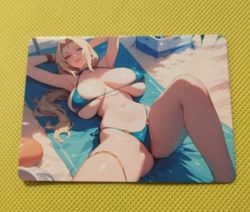 Tsunade NARUTo sexy ACG Waifu Custom Beauty Custom Holo Card - Image 2