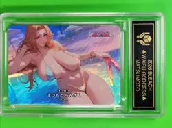 RANGIKU MATSUMOTO Bleach Waifu Goddess Refractor Card CUSTOM MADE - Image 2