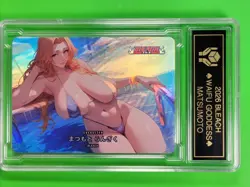 RANGIKU MATSUMOTO Bleach Waifu Goddess Refractor Card CUSTOM MADE - Image 4