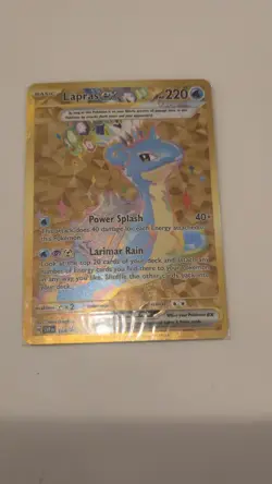 Sealed Lapras ex SVP 164 Gold Hyper Rare Terapagos UPC Promo Card Exclusive NM - Image 3