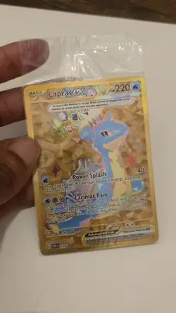 Sealed Lapras ex SVP 164 Gold Hyper Rare Terapagos UPC Promo Card Exclusive NM - Image 5