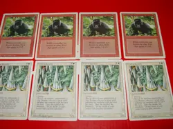 MTG 8x Kird Ape Wall of Swords 3rd edition magic card - Image 1