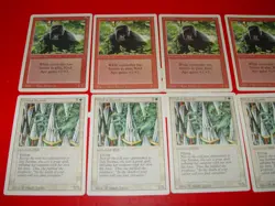 MTG 8x Kird Ape Wall of Swords 3rd edition magic card - Image 2