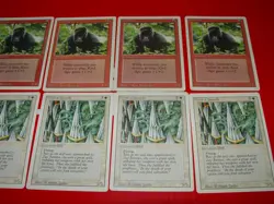 MTG 8x Kird Ape Wall of Swords 3rd edition magic card - Image 3