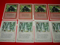 MTG 8x Kird Ape Wall of Swords 3rd edition magic card - Image 4