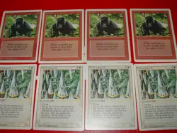 MTG 8x Kird Ape Wall of Swords 3rd edition magic card - Image 5