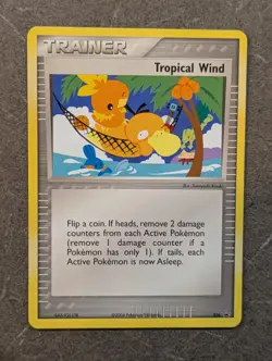 Pokemon Card 2004 TROPICAL WIND 026 No Stamp Nintendo Black Star Promo NM - Image 1