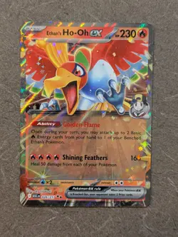 Pokemon Card 2026 ETHAN'S HO-OH EX Double Rare 026/217 Ascended Heroes NM/M - Image 1