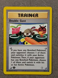 Pokemon Card 2000 1ST EDITION DOUBLE GUST 100/111 Neo Genesis Common PL - Image 1
