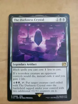 The Darkness Crystal - FINAL FANTASY - EN R 0096 MTG TCG *PACK FRESH* NICE CARD! - Image 1