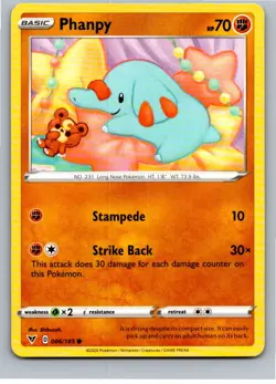 Phanpy Promo SWSH: Sword & Shield Promo Cards SWSH117 - Image 1