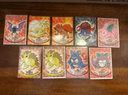 Lot of 112 Base + 26 Holo Inserts ~Topps Pokemon Cards 1999 TV Animation Edition - Image 3