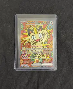 Meowth ex 121/088 SIR Special Illustration Rare Perfect Order Pokemon Card NM - Image 2