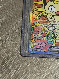 Meowth ex 121/088 SIR Special Illustration Rare Perfect Order Pokemon Card NM - Image 4