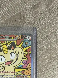 Meowth ex 121/088 SIR Special Illustration Rare Perfect Order Pokemon Card NM - Image 5