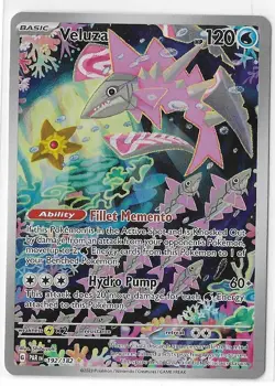 Veluza 192/182 Paradox Rift Illustration Rare S&V Pokemon TCG Card NM - Image 1