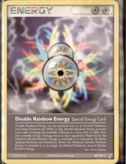 Pokemon Card - Double Rainbow Energy Crystal Guardians 88/100 Rare Non-Holo - Image 1