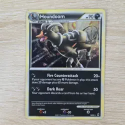 SWIRL WHOLE MP Houndoom 10/95 2011 Call of Legends Pokemon Card TCG Holo Rare - Image 3