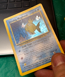 Shining Magikarp Card 66/64 Neo Revelation Pokemon / LP / Secret Rare Holo Card - Image 3