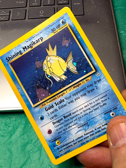 Shining Magikarp Card 66/64 Neo Revelation Pokemon / LP / Secret Rare Holo Card - Image 5
