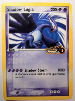 Shadow Lugia Promo Pokemon XD Gale of Darkness Nintendo 2005 JUMBO Card - Image 1