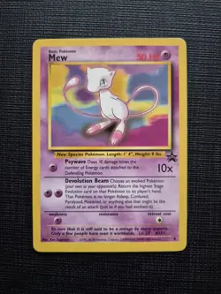 Mew #8 WOTC Black Star Promo Pokemon Card - Image 1