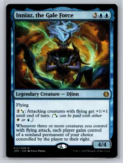 2020 MTG Jumpstart Inniaz, the Gale Force Regular Rare 12/78 NM - Image 1