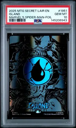 MTG Secret Lair Drop-All 5 Venom Lands-All PSA 10 Gem Mints-Sequential-Low Pop - Image 2