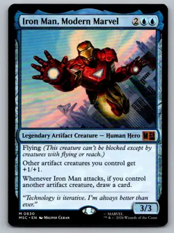 Iron Man, Modern Marvel 830 Commander: Marvel Super Heroes Magic NM - Image 1