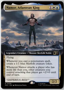 Namor, Atlantean King (409) - Normal - Marvel Super Heroes Commander (MSC) - NM - Image 1