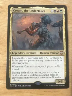 Coram, the Undertaker, Commander: Modern Horizons 3, Near Mint x 1 MTG - Image 1
