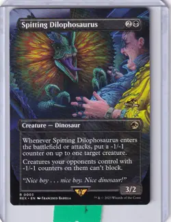 Spitting Dilophosaurus (003) * Jurassic World Collection MTG - Image 1