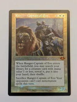 FOIL RETRO Ranger-Captain of Eos, NM, H1R, Magic: the Gathering, MtG - Image 1
