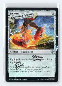 MTG - Lightning Greaves - Secret Lair Deadpool 382 Foil - Image 1