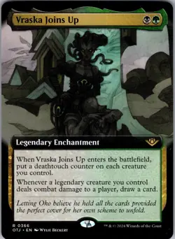 Vraska Joins Up (Extended Art) 366 Rare Magic: The Gathering NM/M - Image 1