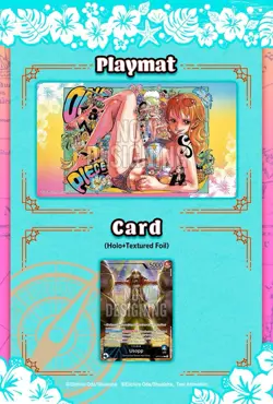 ONE PIECE Card Game Official Playmat Limited Edition Vol.3 Nami with Usopp Promo - Image 1