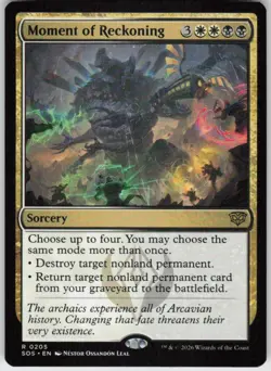 Moment of Reckoning 205 Rare Secrets of Strixhaven Near Mint - Image 1