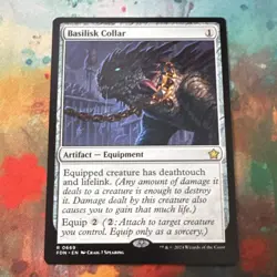 Basilisk Collar FDN #669 - MTG Foundations Rare - Image 1