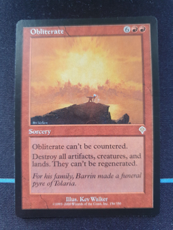 Obliterate Invasion (R) MTG Single Magic The Gathering Card - Image 1