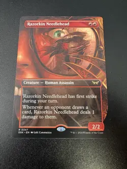 Razorkin Needlehead - Borderless - Duskmourn: House of Horror - NM 3x available - Image 1