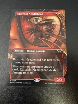 Razorkin Needlehead - Borderless - Duskmourn: House of Horror - NM 3x available - Image 5