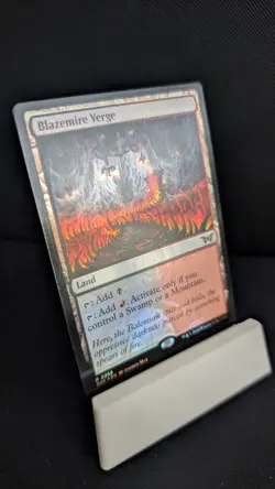 Blazemire Verge (NM) Duskmourn: House of Horror Foil Land #256 MTG - Image 2