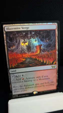 Blazemire Verge (NM) Duskmourn: House of Horror Foil Land #256 MTG - Image 4