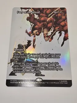 Fury of the Horde (Borderless) Marvel Universe Eternal-Legal Foil - Image 1