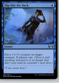 Slip Out the Back 62 Streets of New Capenna Magic: The Gathering Foil NM - Image 1
